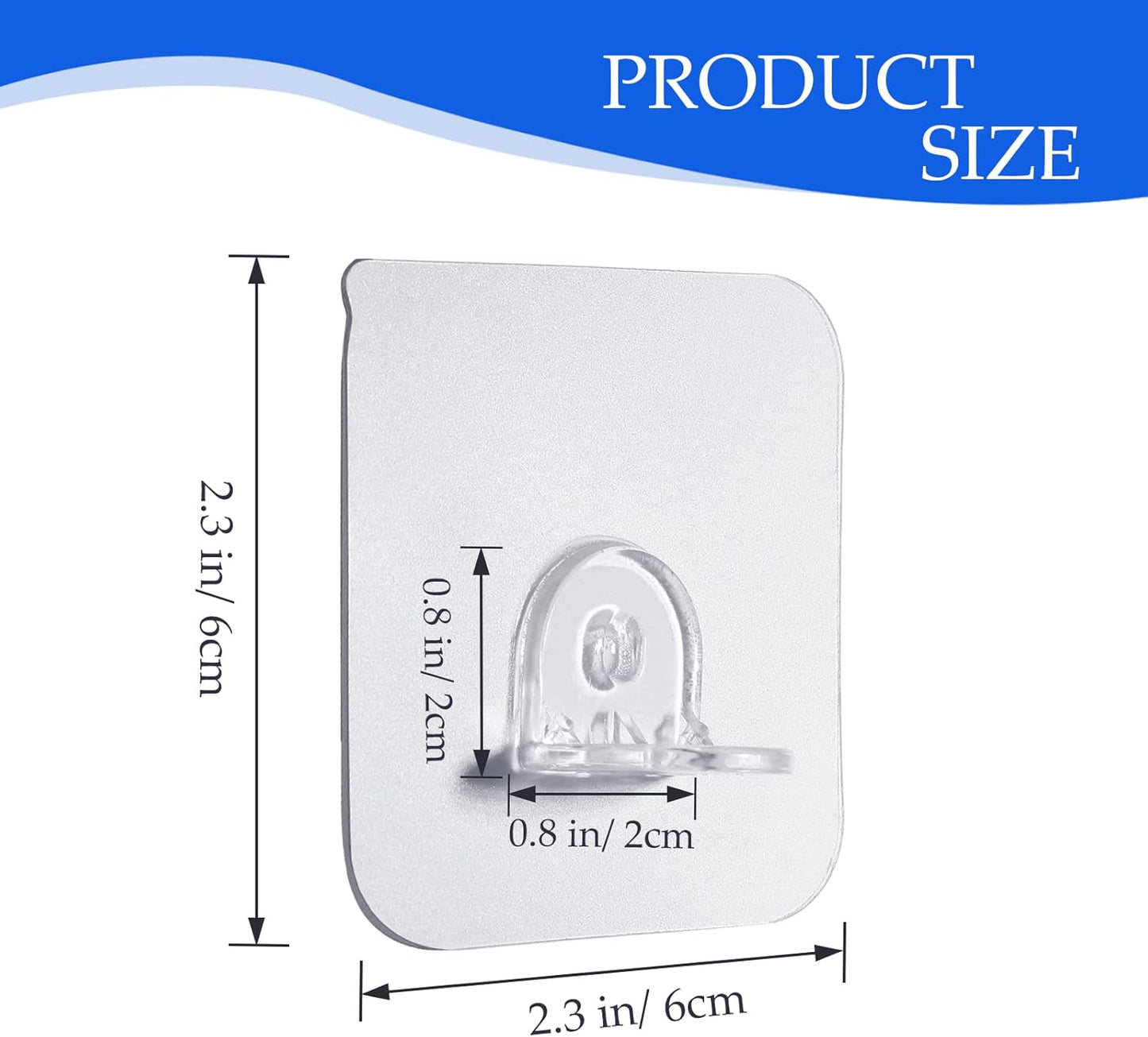set of 4 Adhesive Shelf Brackets