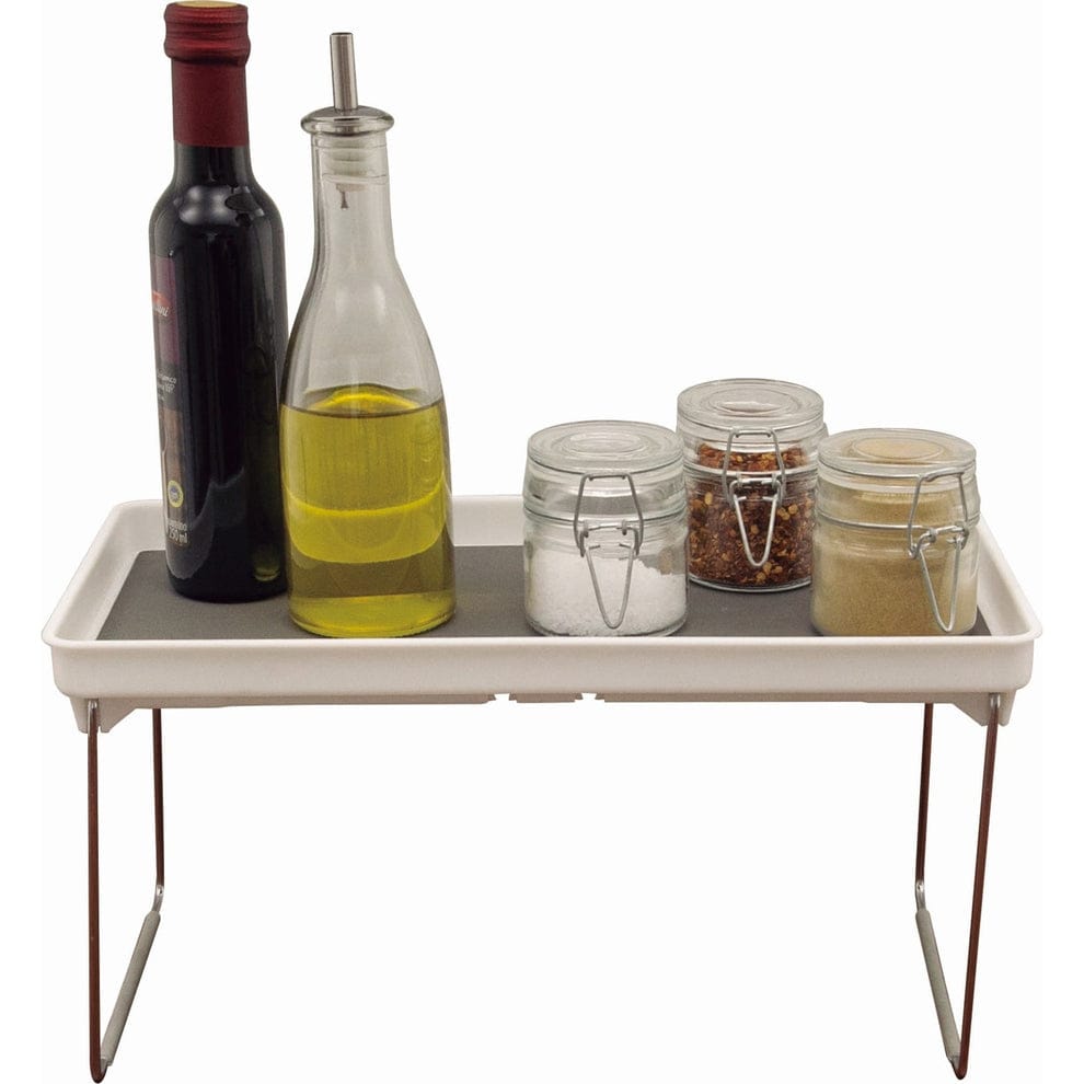 Foldable Rubber Lined Plastic Kitchen Organizer Rack