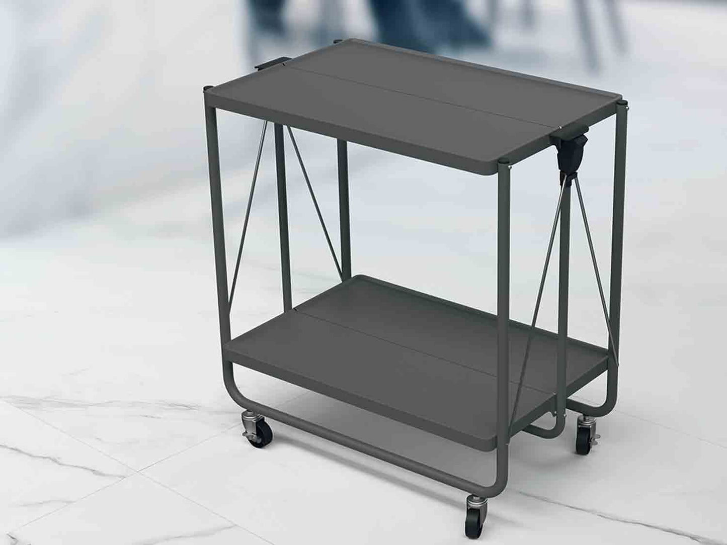 Side Trolley with Wheels