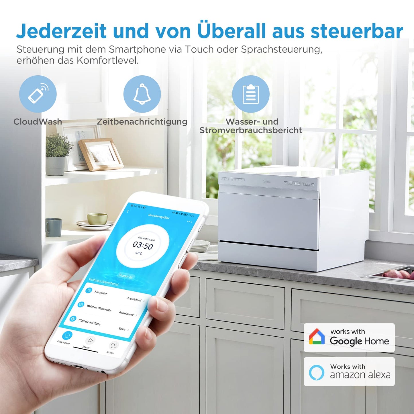 Midea Table Dishwasher