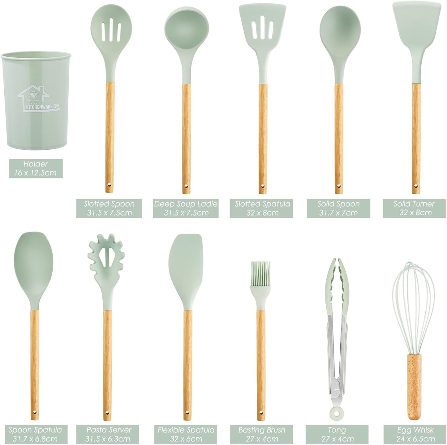 Kitchen Utensil Set, 12 Pcs