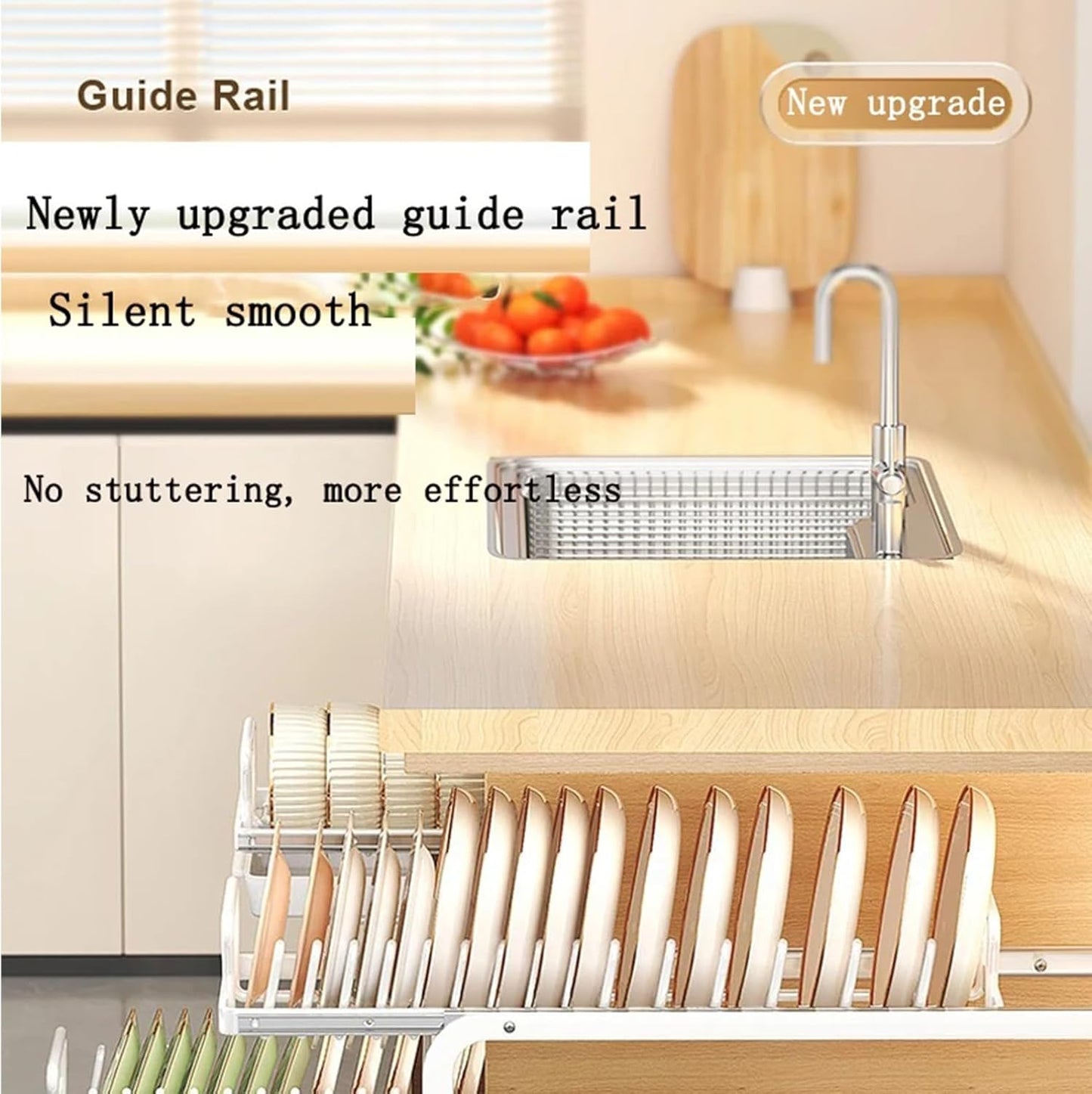 Kitchenn Large Dish Drying Rack