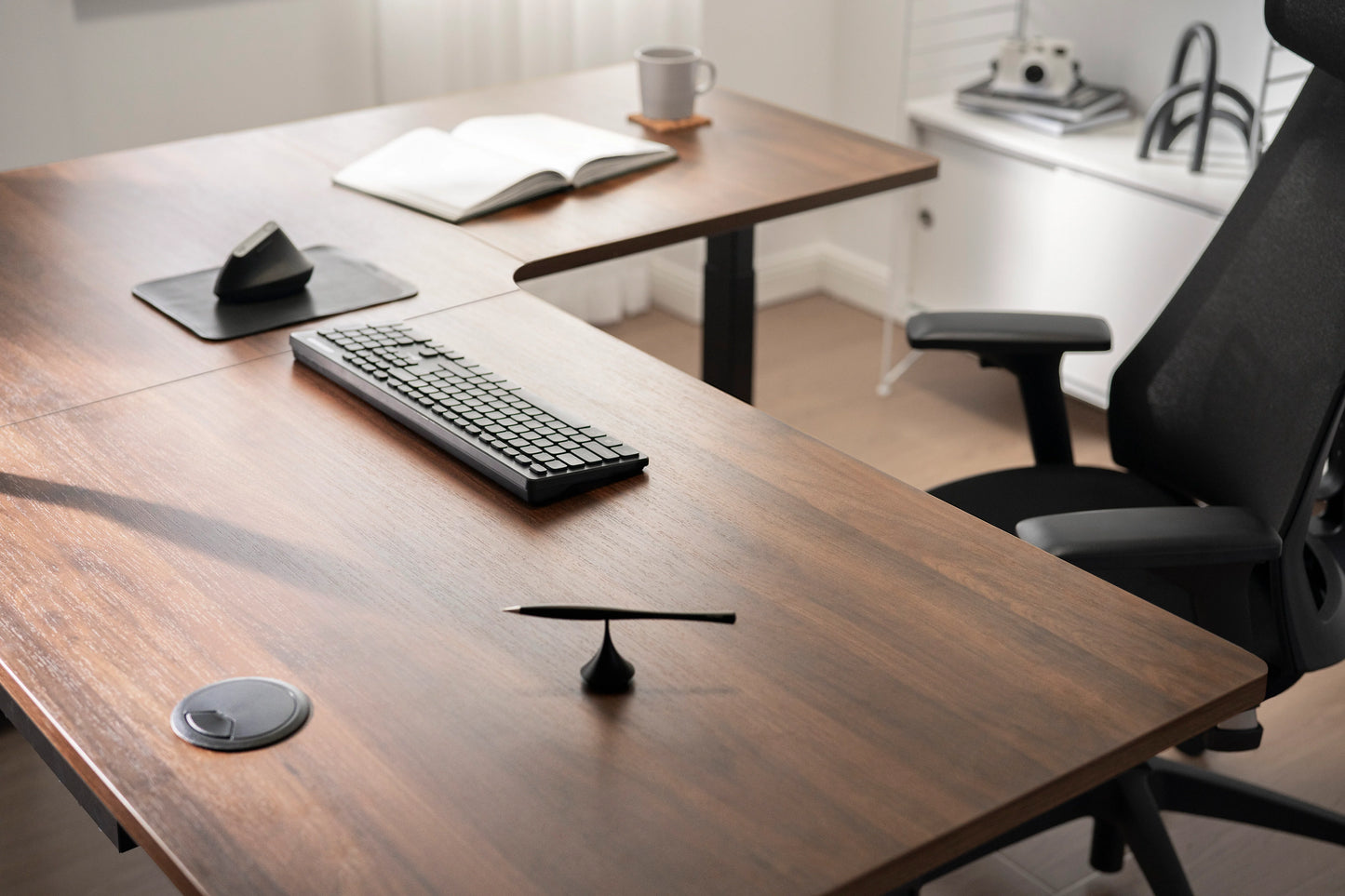 L-Shaped Standing Desk