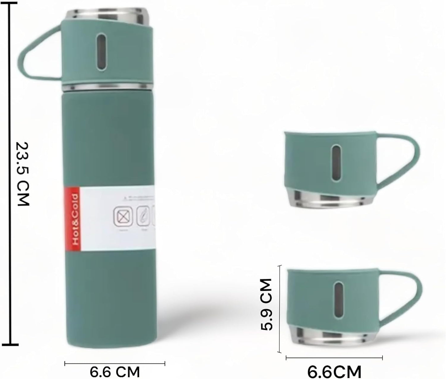 Modern Travel Thermal Flask Set