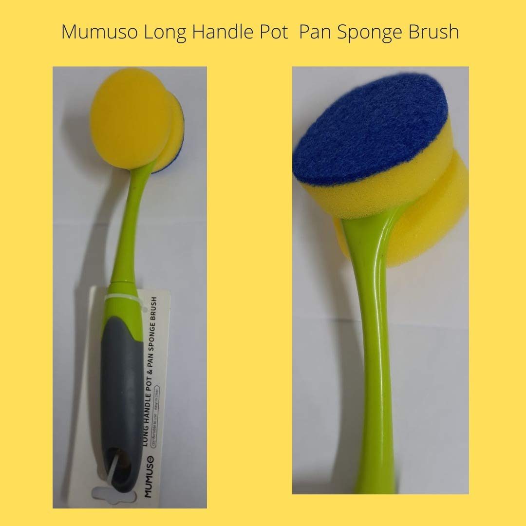 Long Handle Pot & Pan Sponge Brush