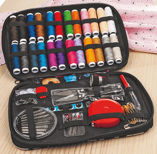 100 Pcs Sewing Case Travel Set