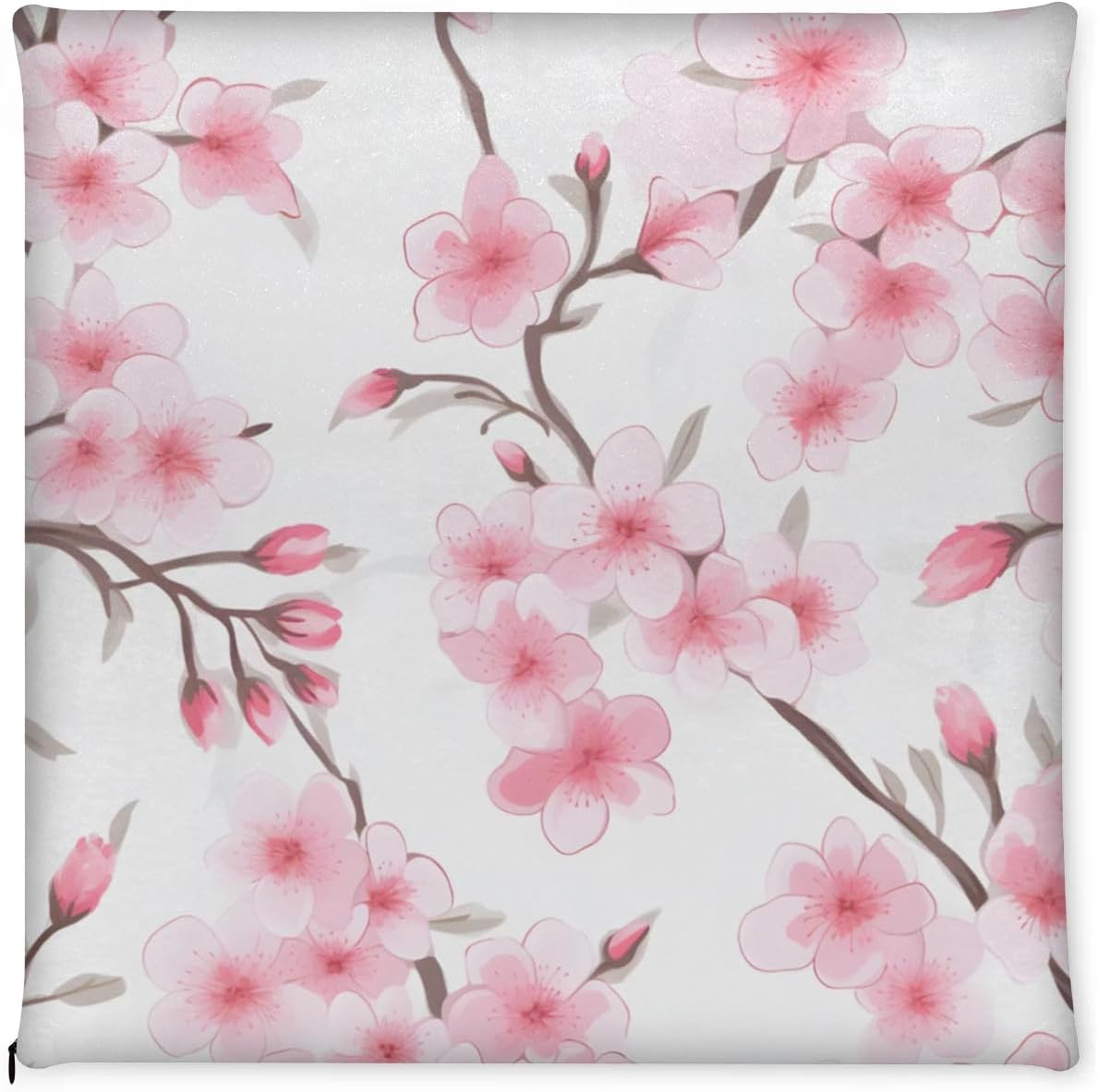Pink Cherry Blossom Flower Chair Cushions