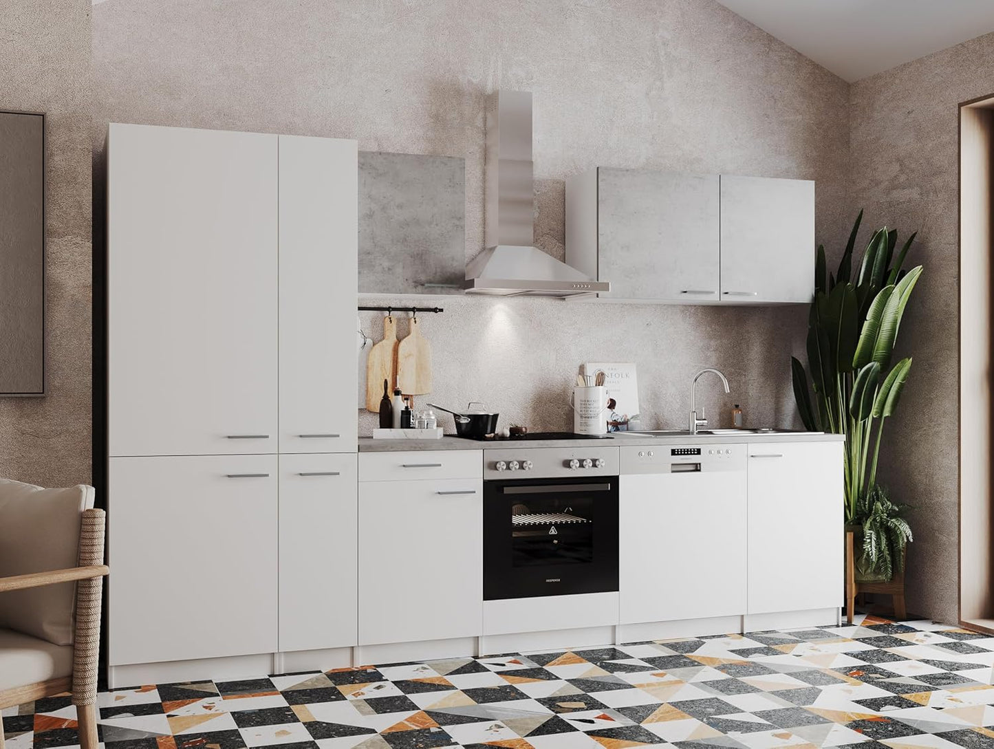 Respekta Partially Integrated Dishwasher