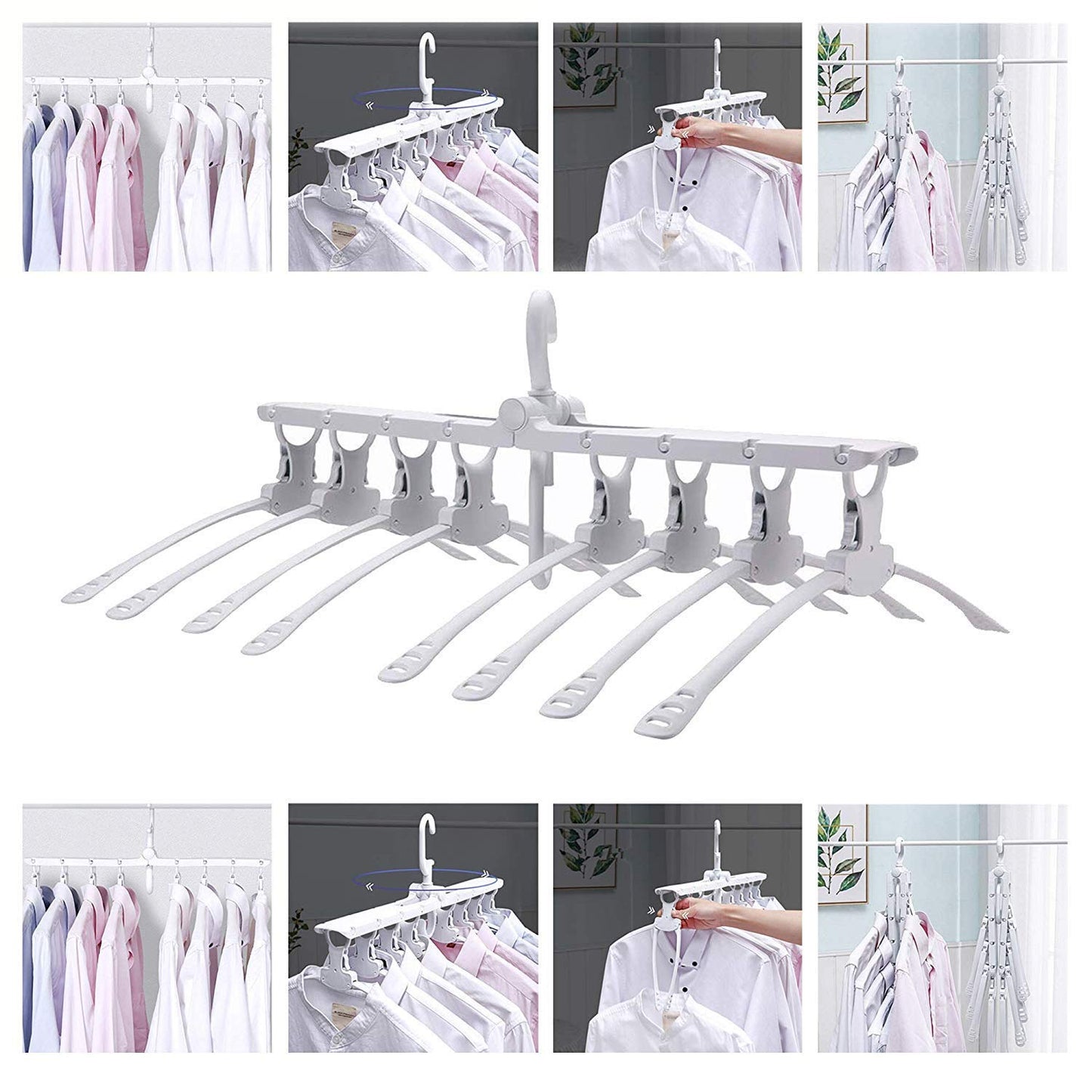 8 Hook Clothes Hanger