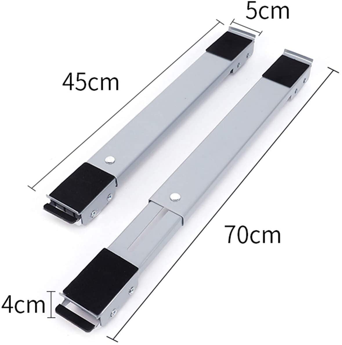 SET OF 2-Pcs Adjustable Moving Stand