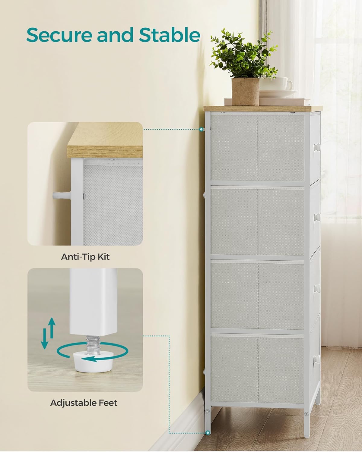 SONGMICS Chest of Drawers