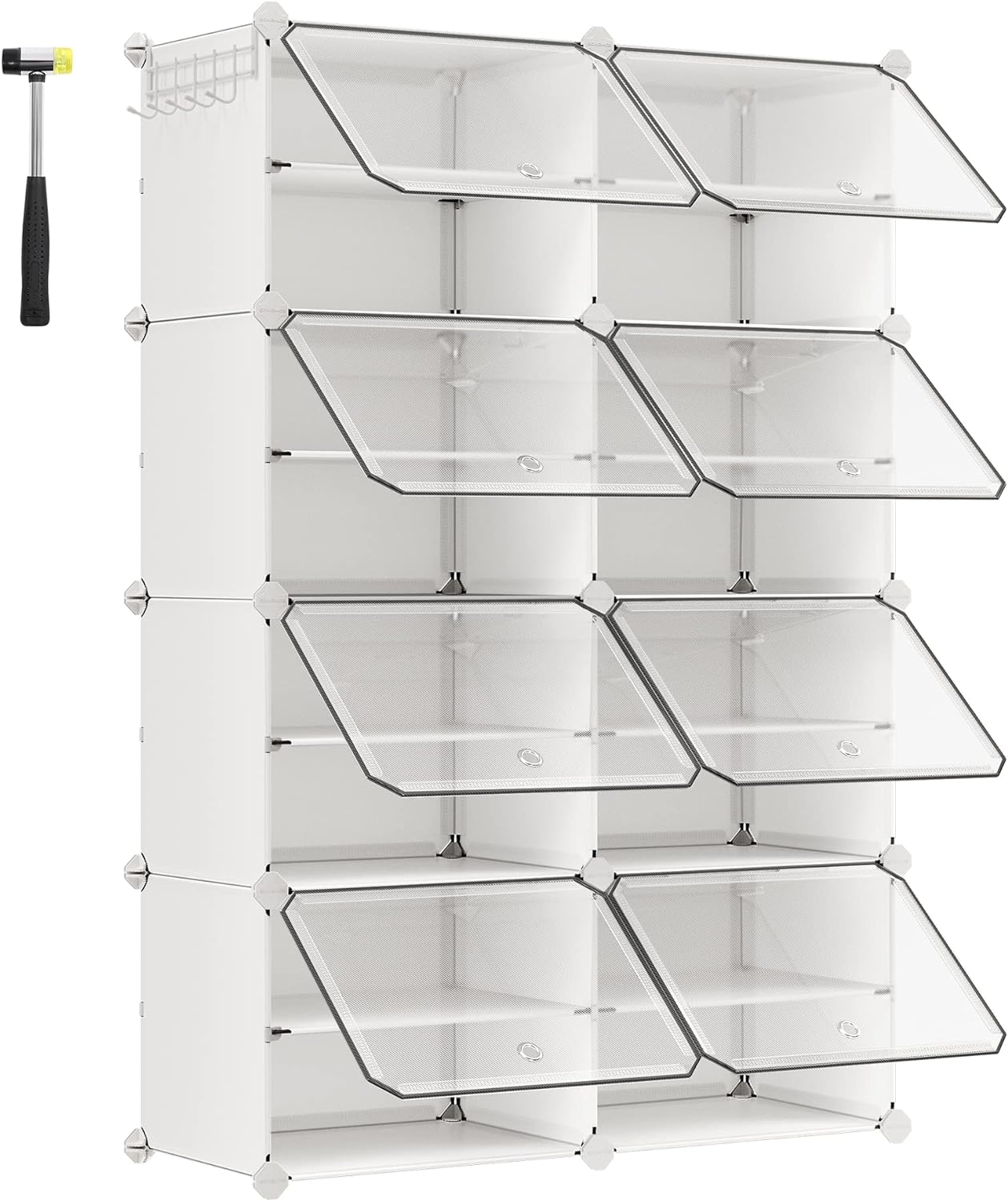 SONGMICS 8-Slot Shoe Rack