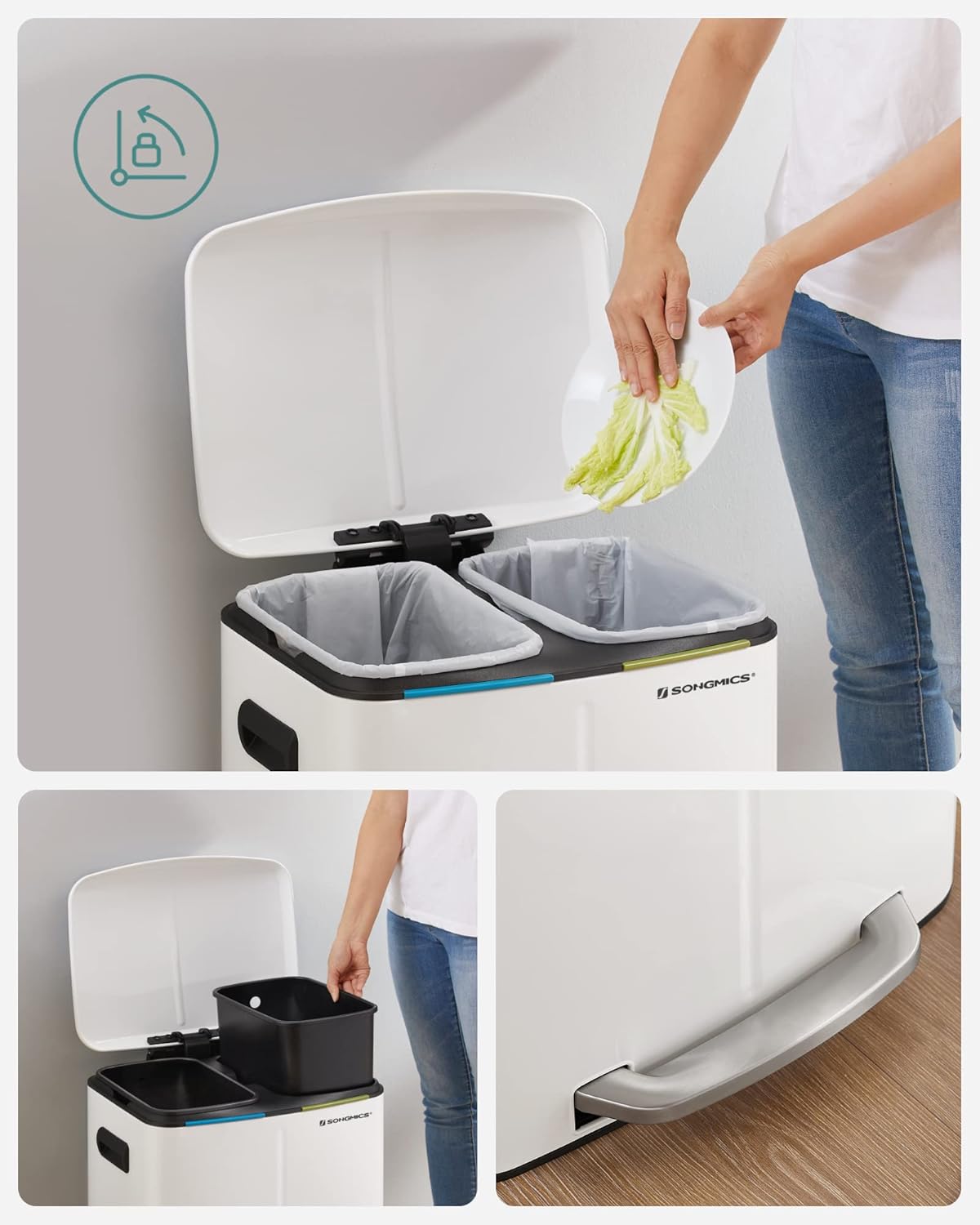 SONGMICS Kitchen Container