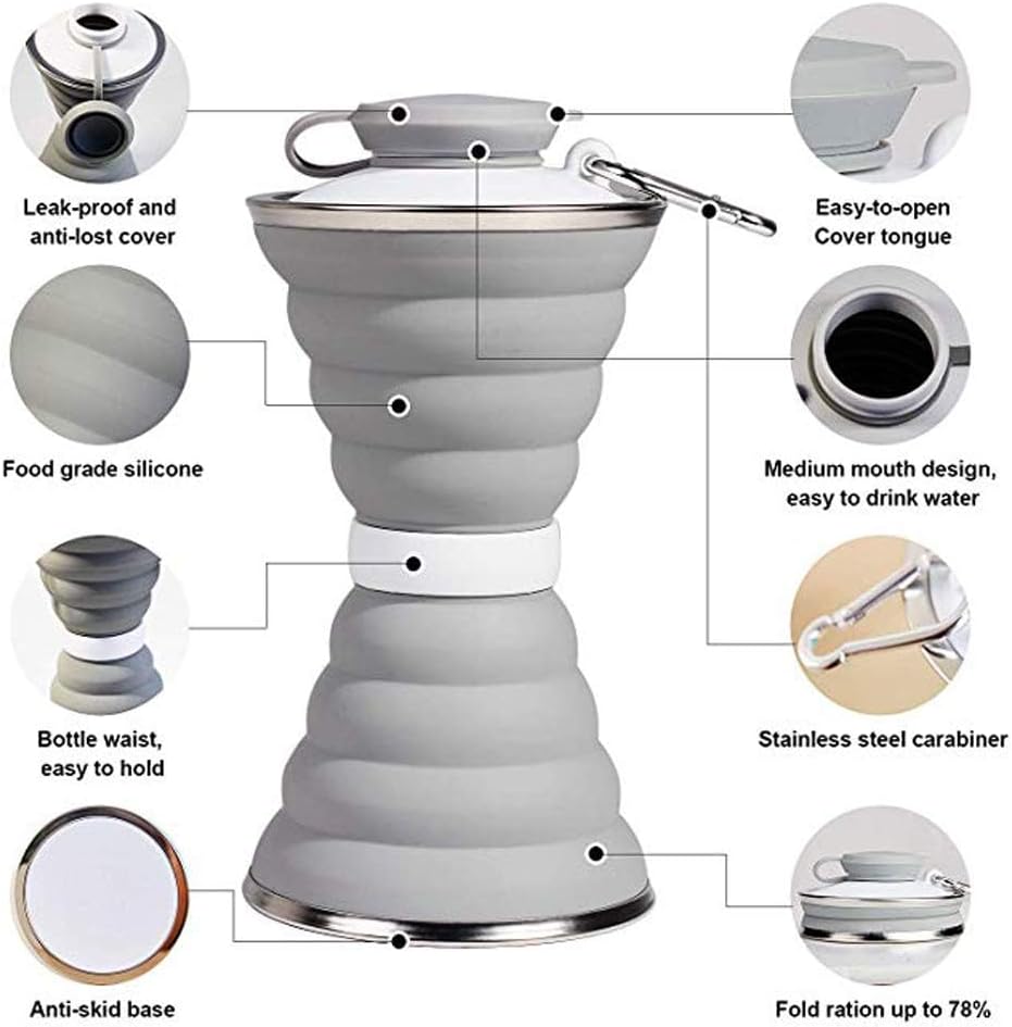 TRASSLE Collapsible Water Bottle