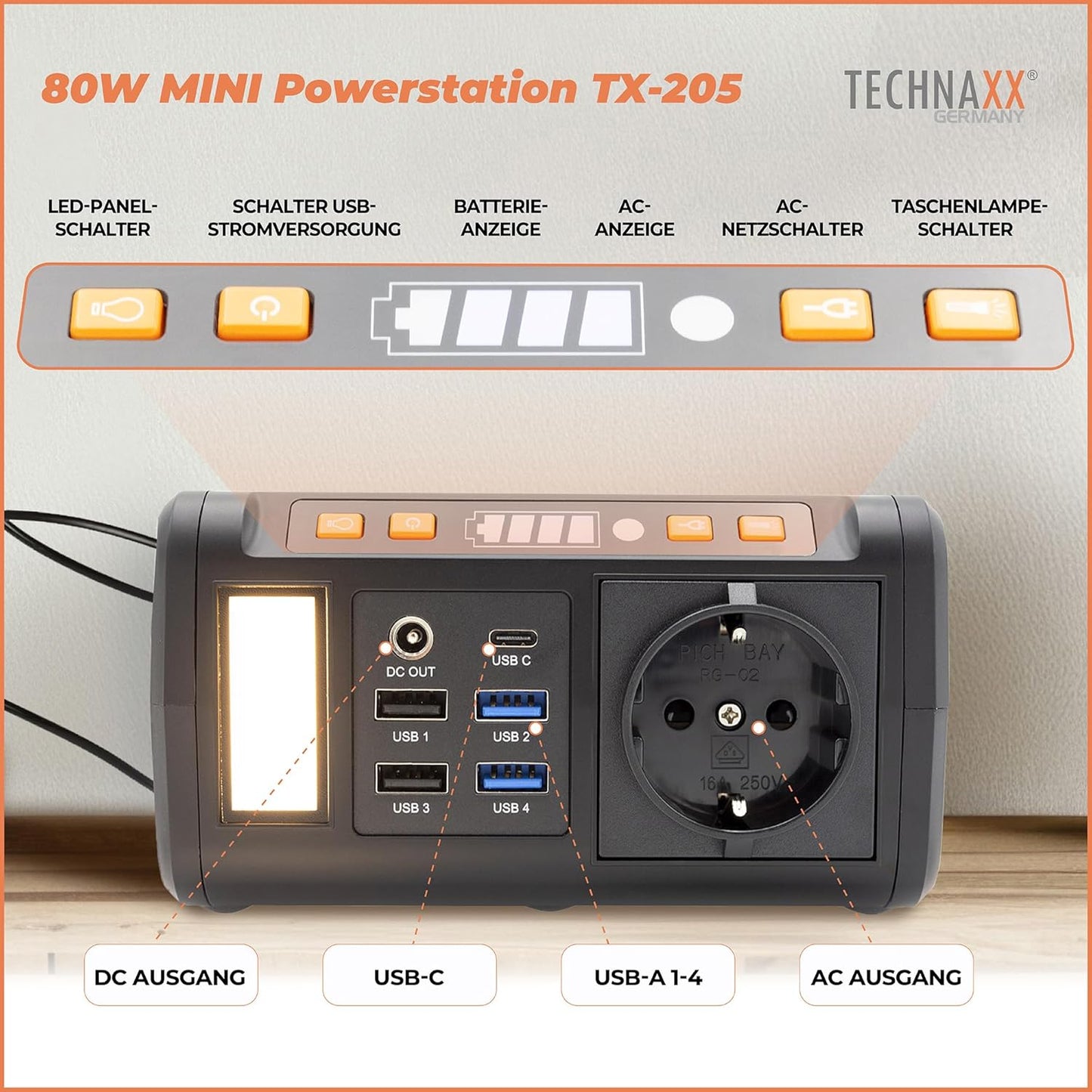 Technaxx Mini Powerstation