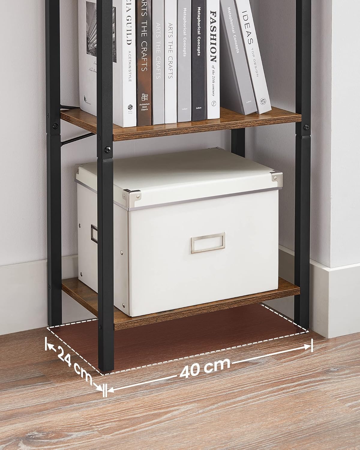 VASAGLE 4-Tier Bookshelf