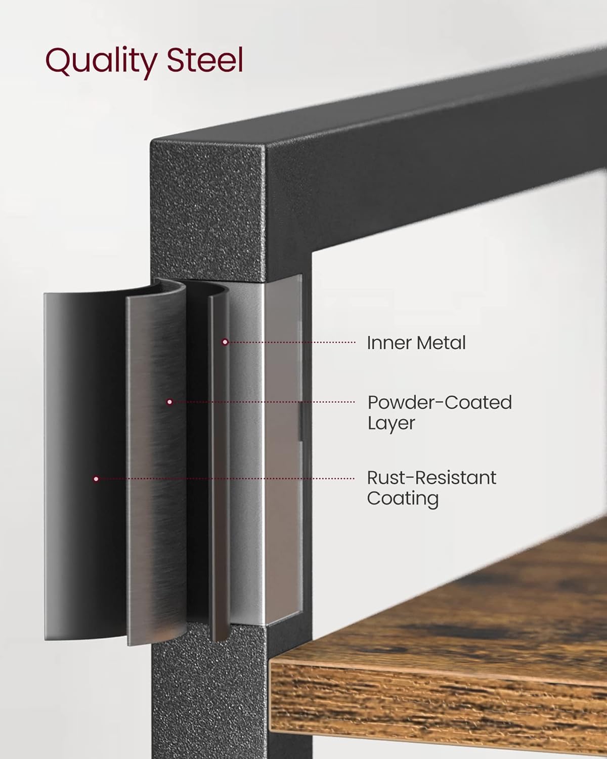 VASAGLE 6-Tier Bookshelf