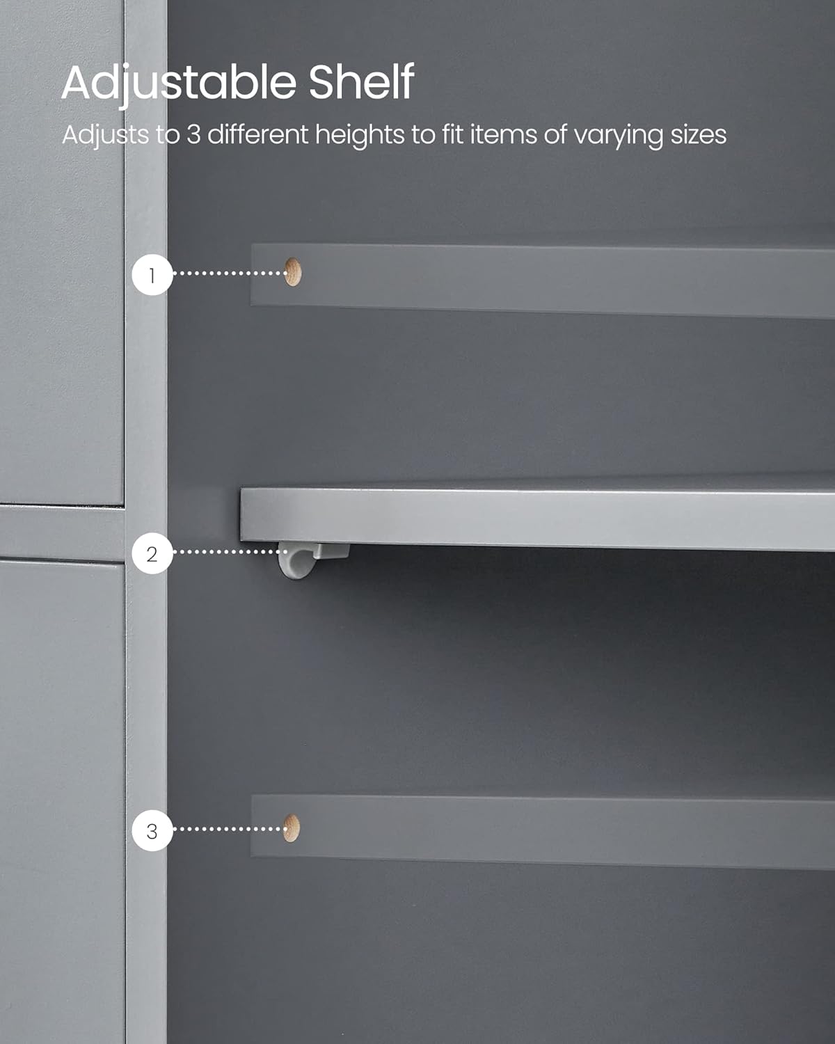 VASAGLE Floor Storage Cabinet