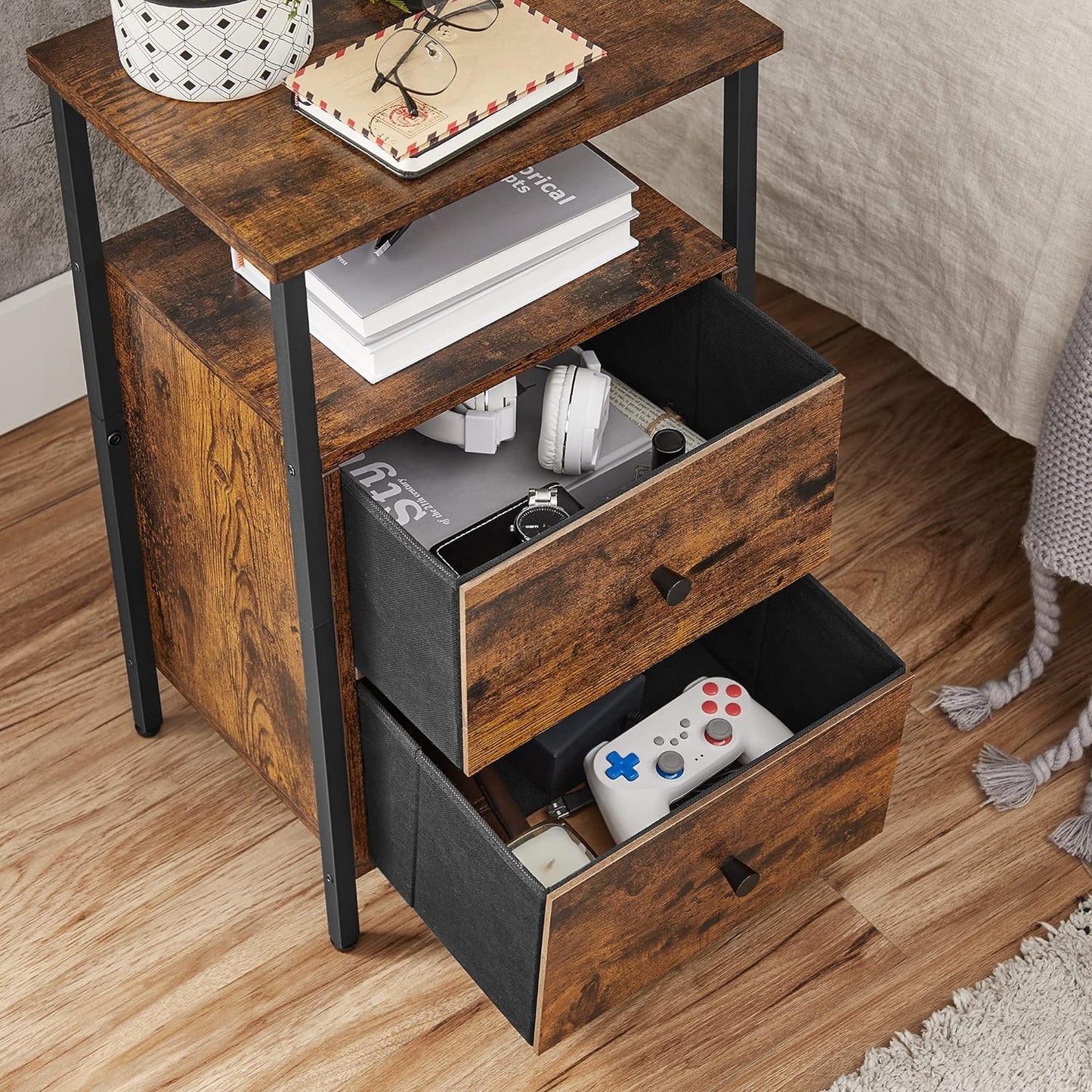VASAGLE Bedside Table