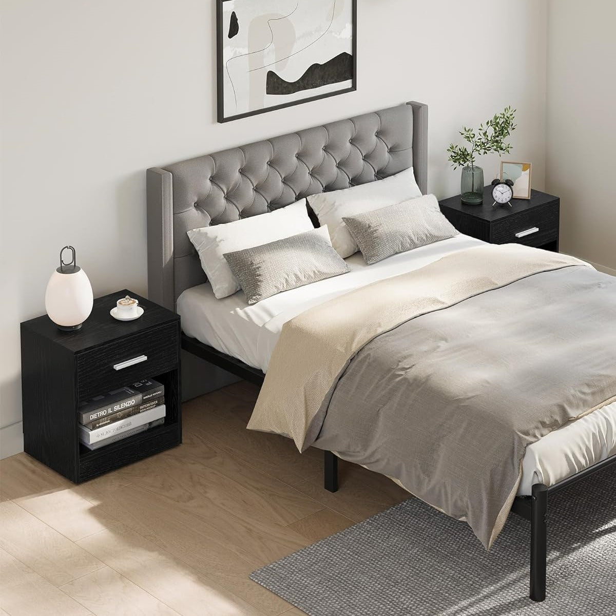 VASAGLE Bedside Tables, Set of 2