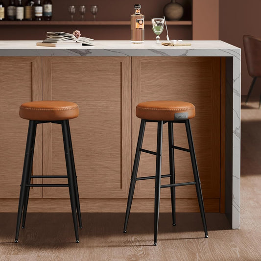 VASAGLE Set of 2 Bar Stool