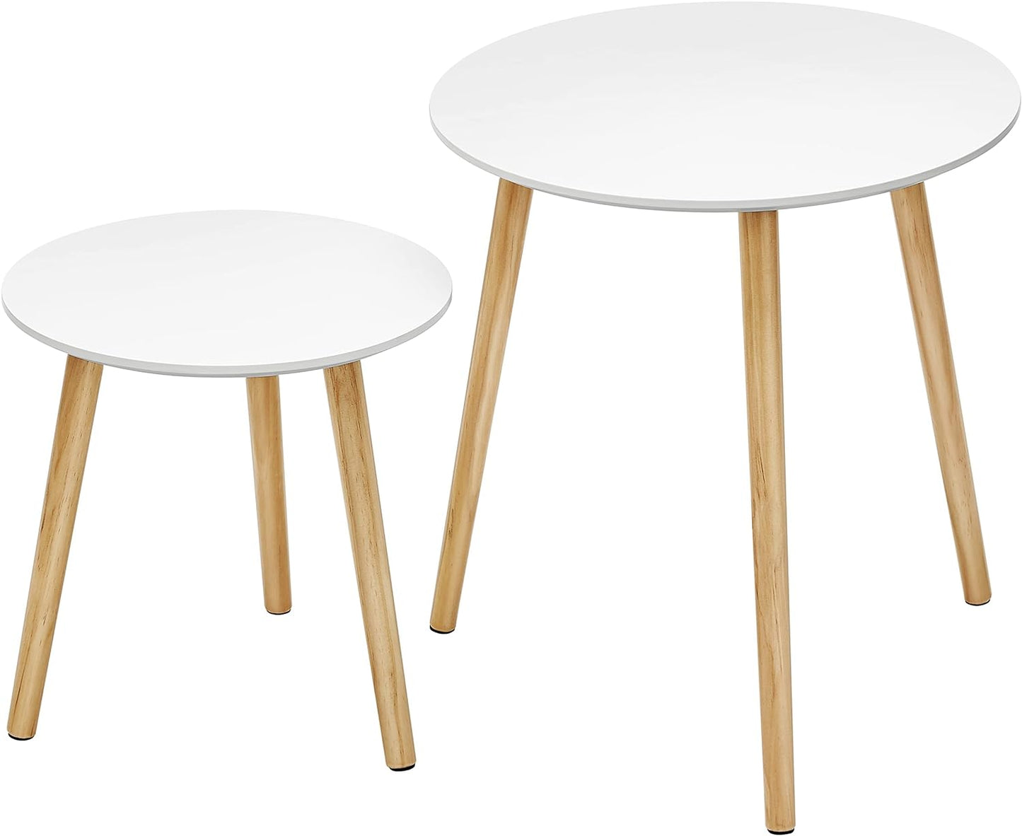 VASAGLE Set of 2 Nesting Side Table