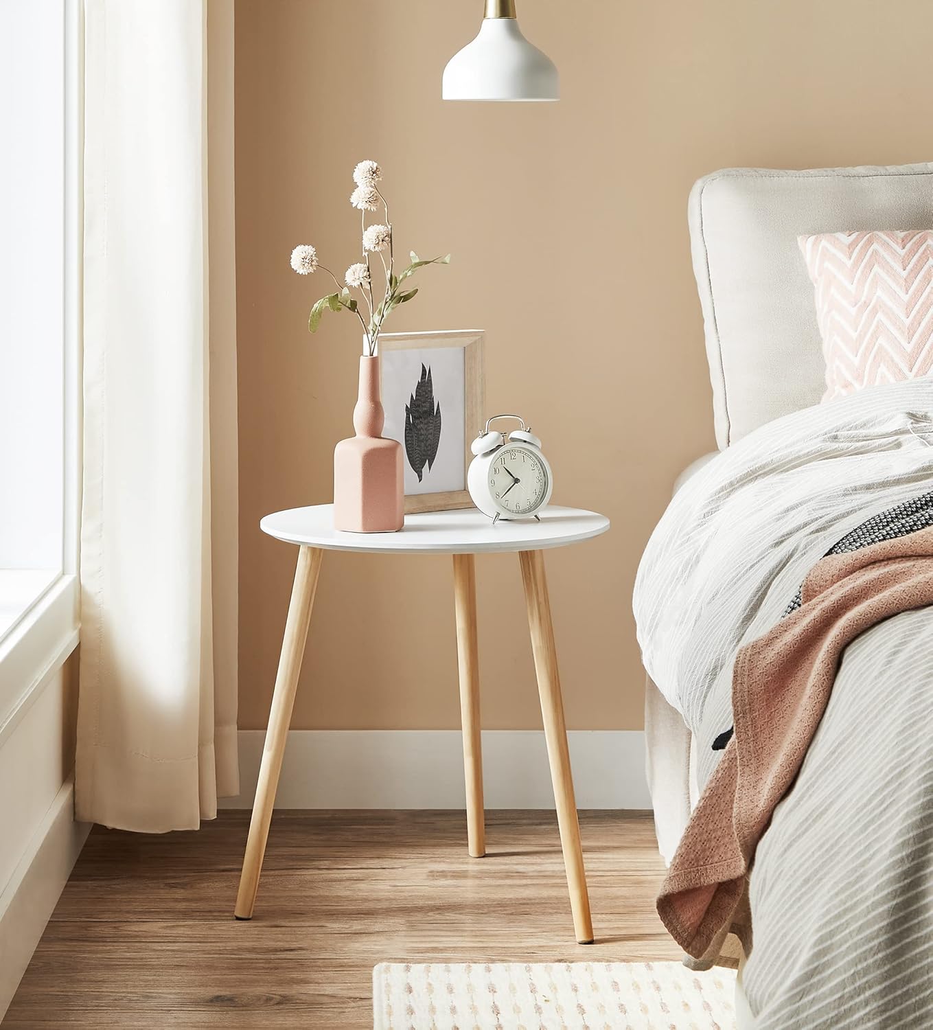VASAGLE Set of 2 Nesting Side Table