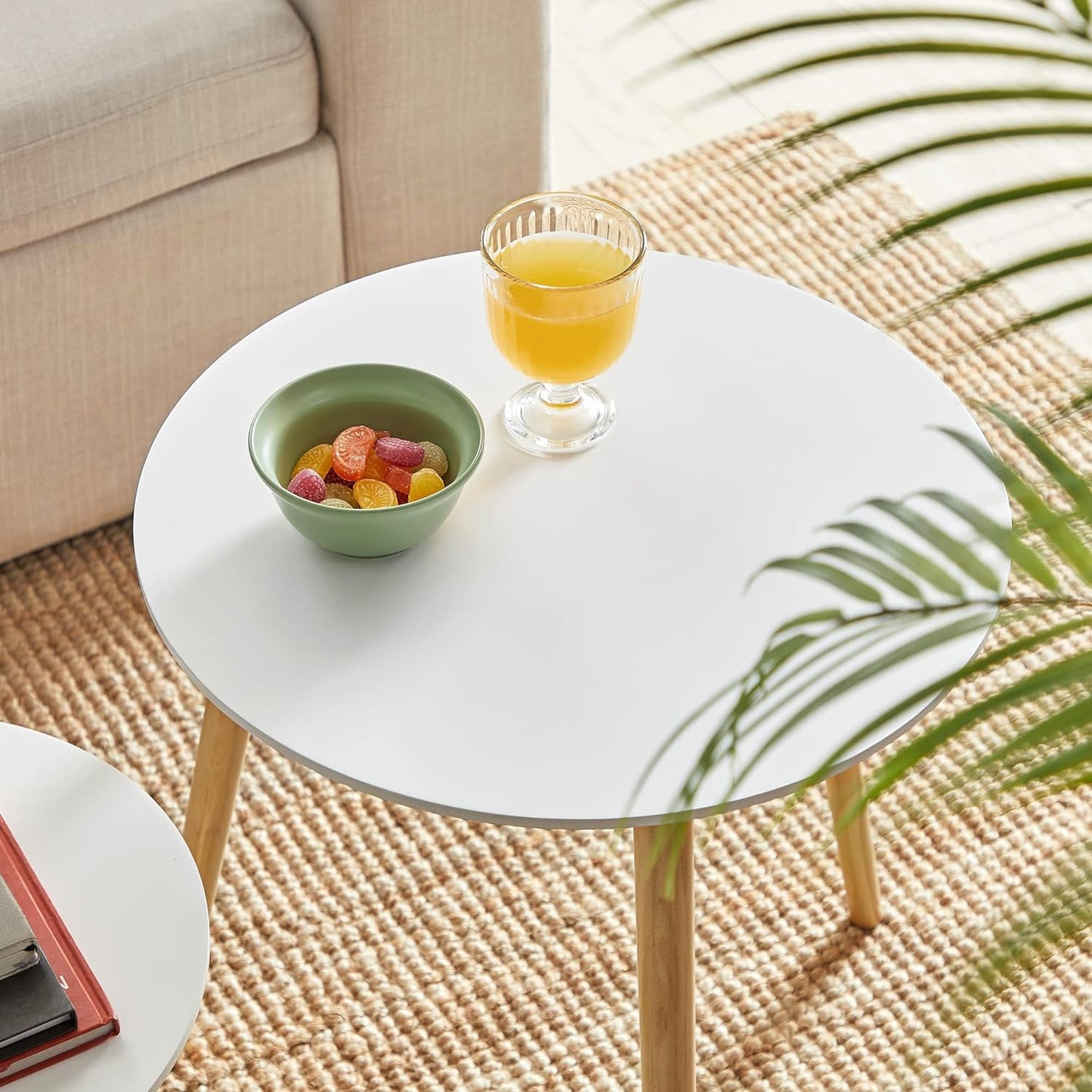 VASAGLE Set of 2 Nesting Side Table