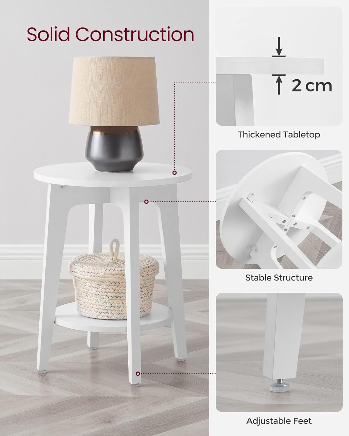 VASAGLE Side Table