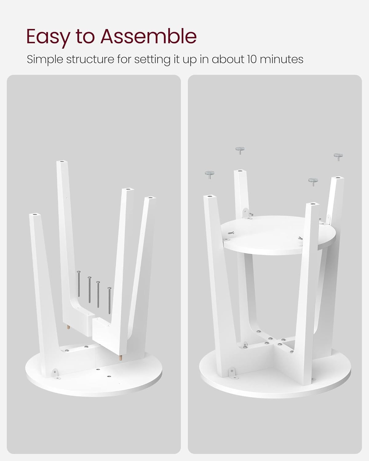 VASAGLE Side Table