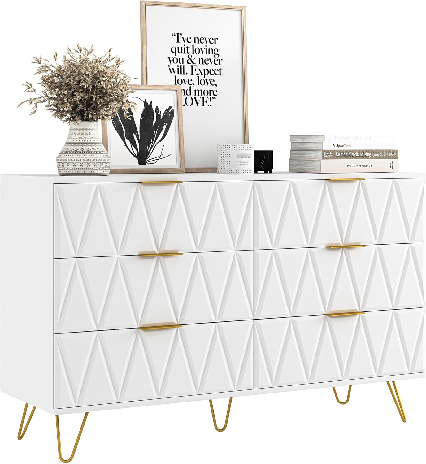 6 Drawer Dresser for Bedroom