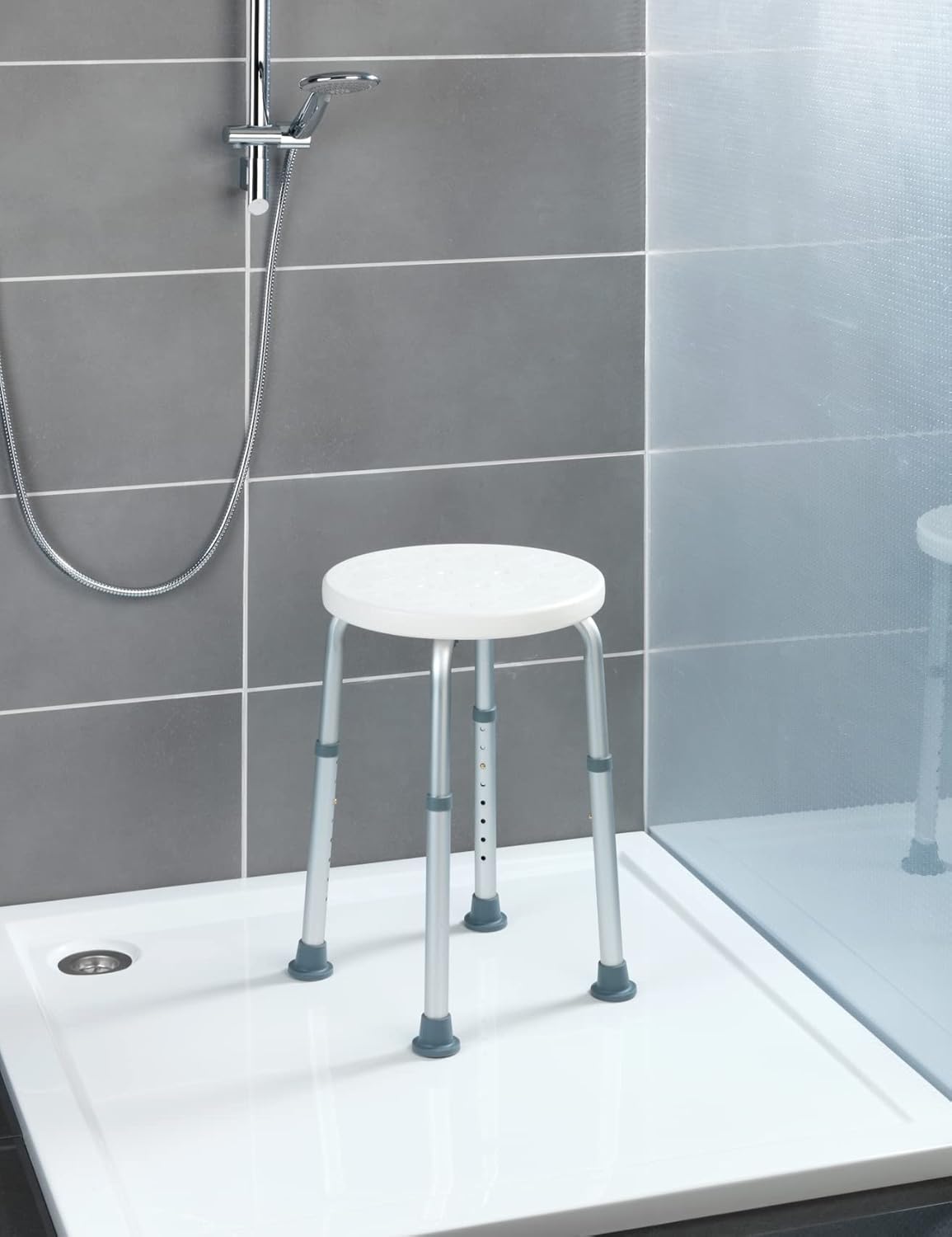 WENKO Adjustable Bath Stool