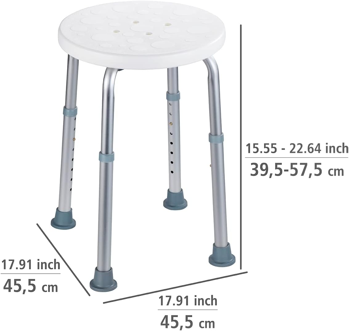 WENKO Adjustable Bath Stool