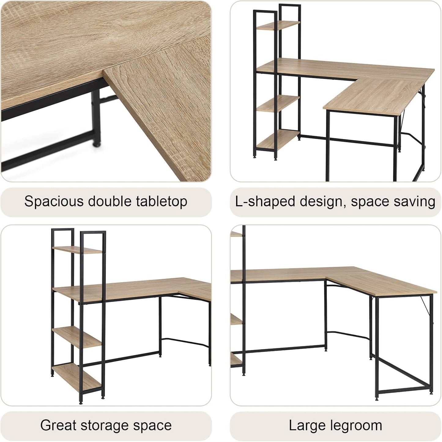 WOLTU Corner Desk