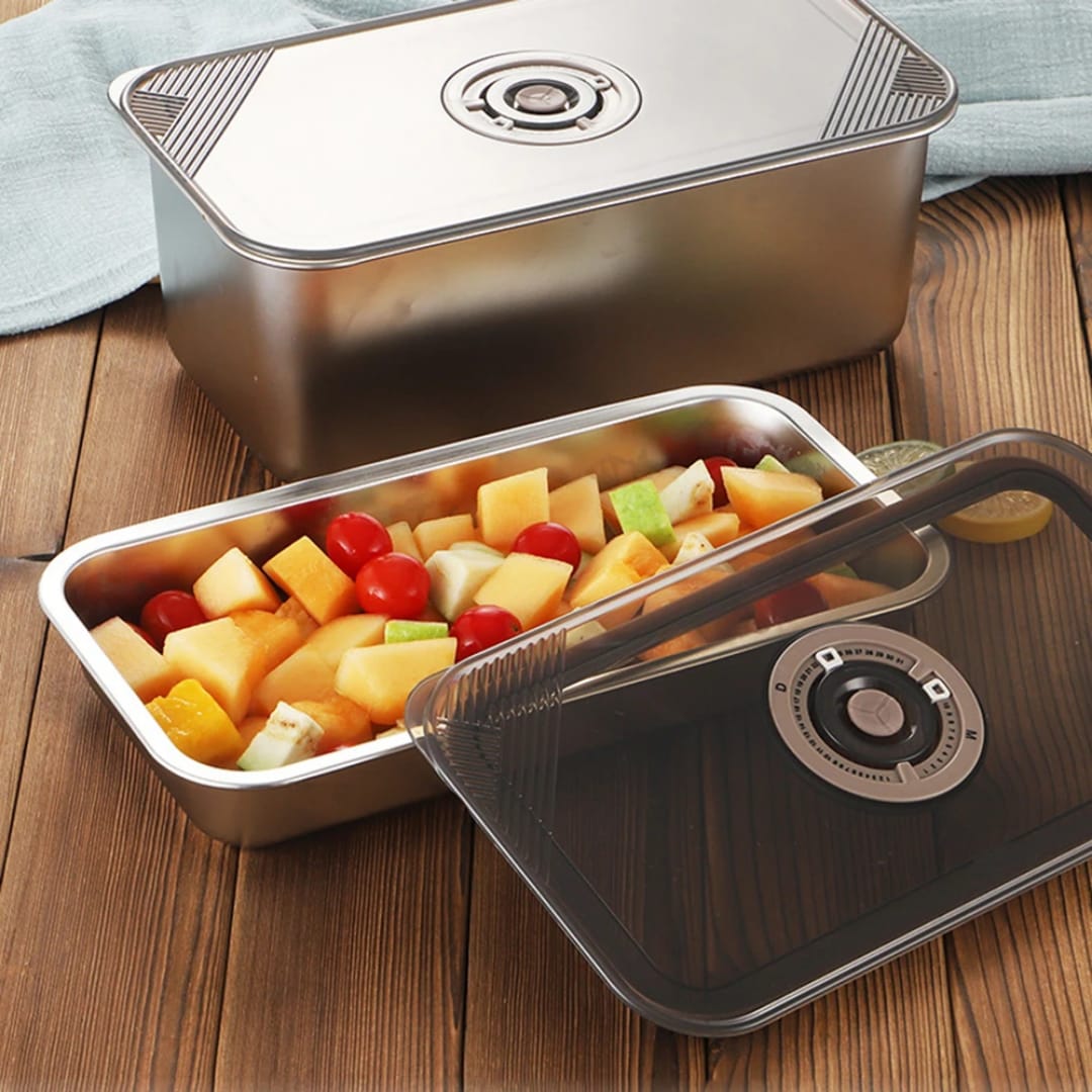 3 Pcs Stainless Steel Food Storage Container