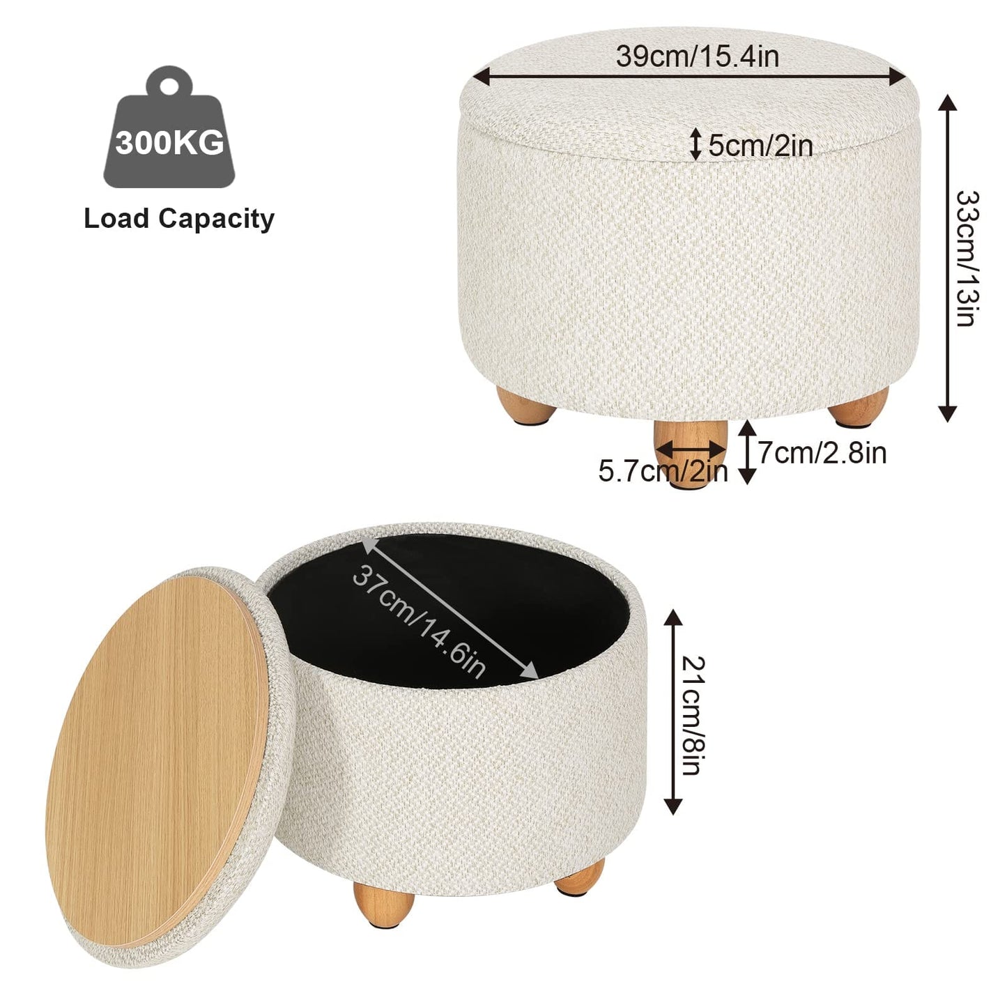 Stool with Storage Space