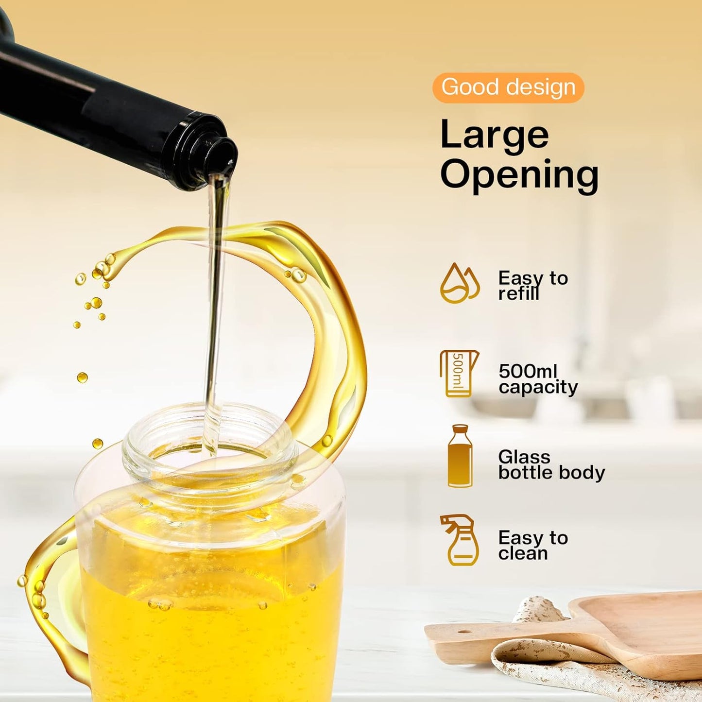 Kitchen Oil Dispenser Bottle