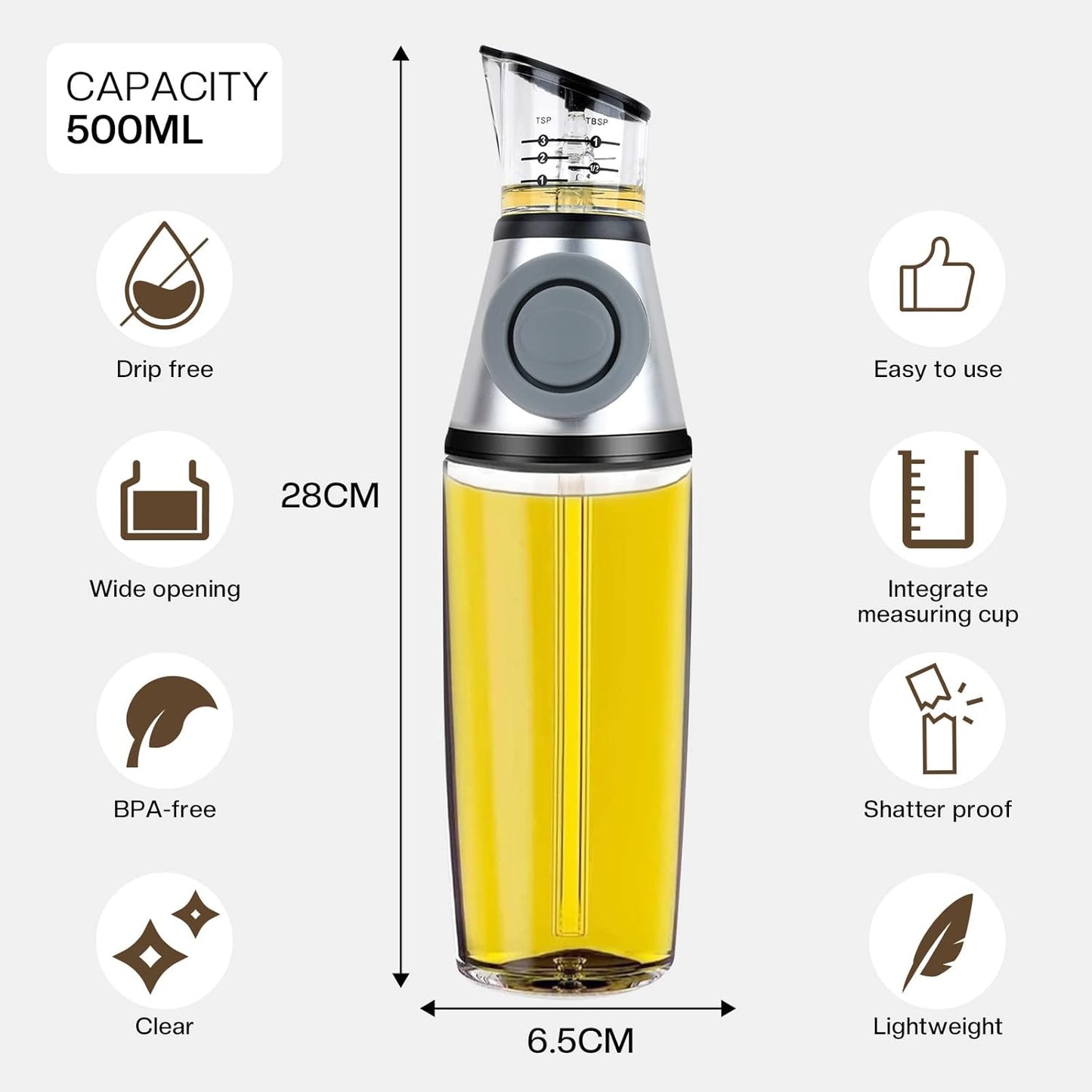 Kitchen Oil Dispenser Bottle