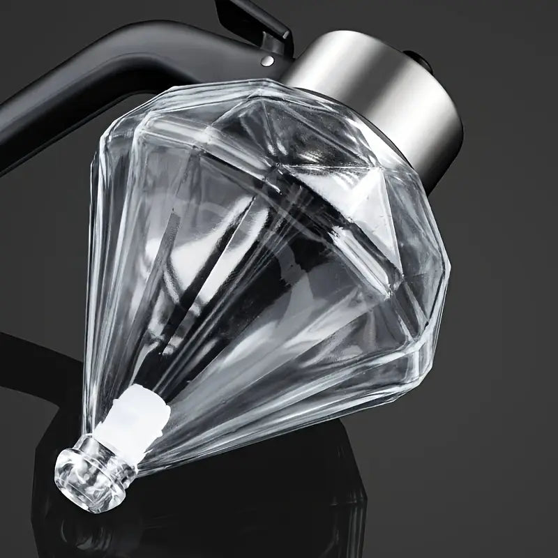 Transparent Glass Honey Dispenser