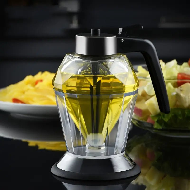Transparent Glass Honey Dispenser