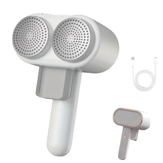 Dual-Head Rechargeable Lint Remover