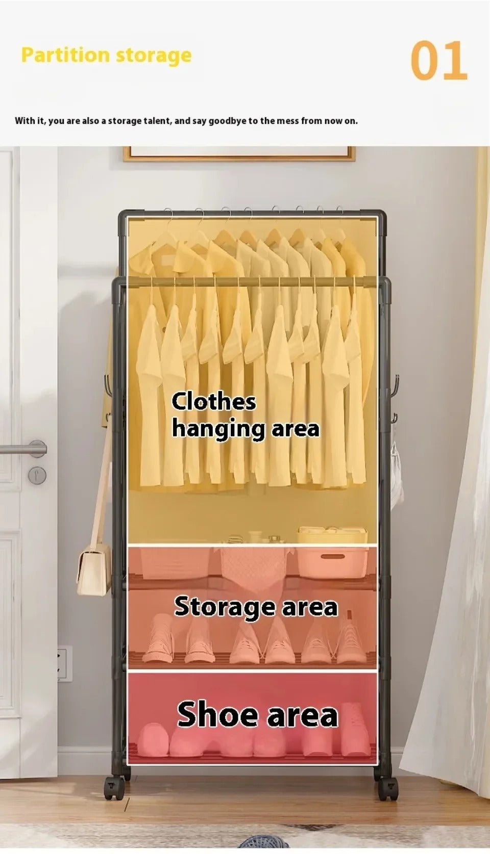 Multi-Functional Storage Shelf