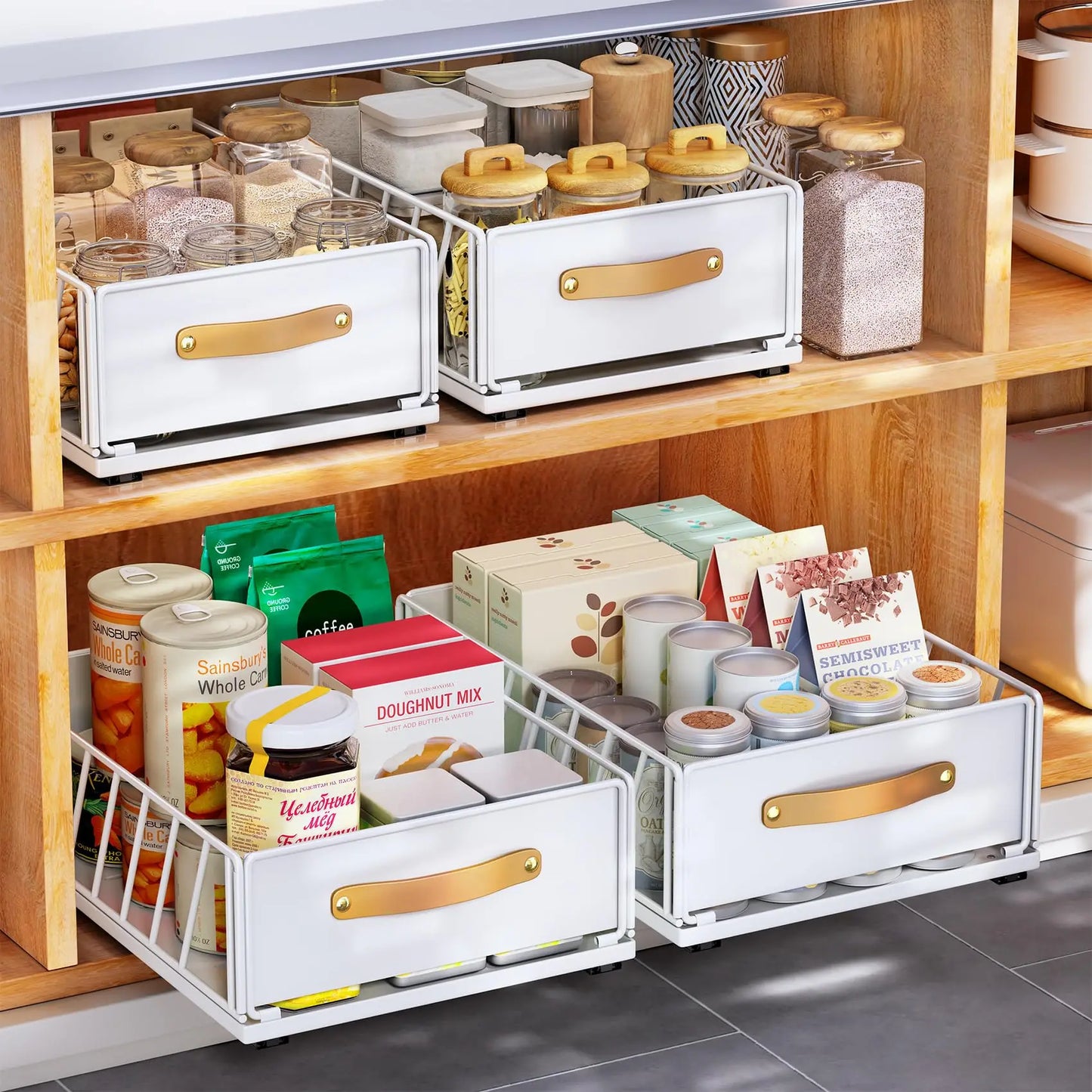 Sliding Cabinet Organizer