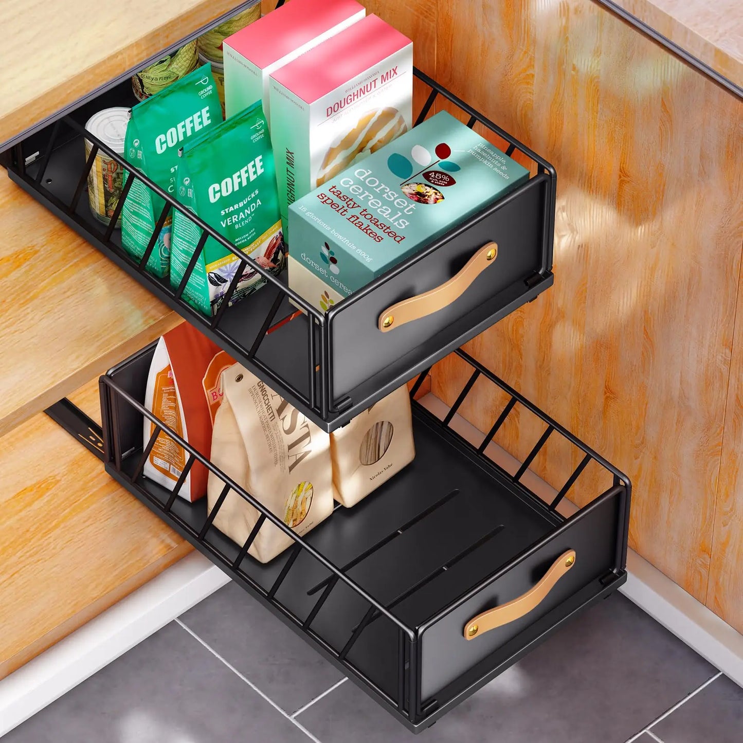 Sliding Cabinet Organizer