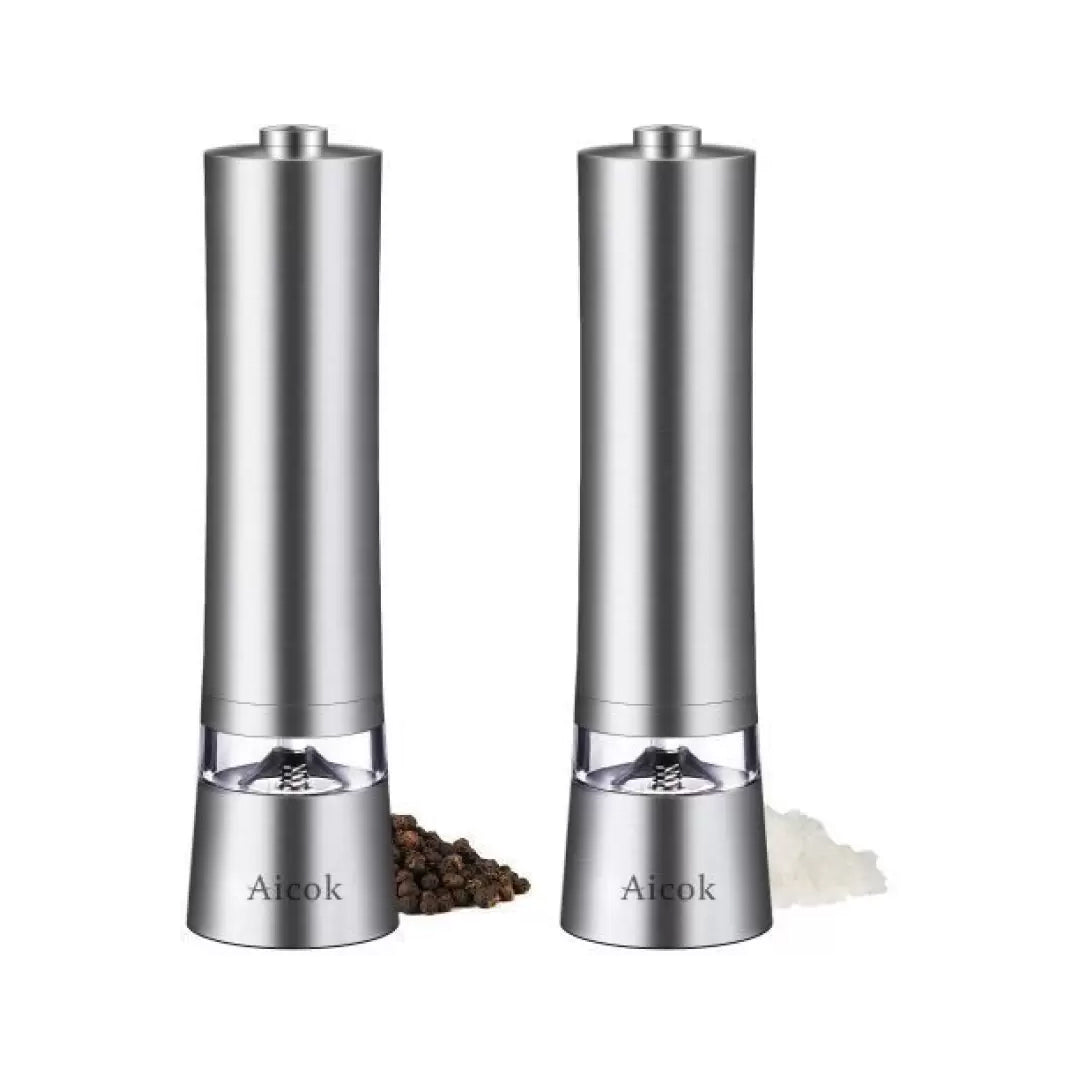 Aicok set of 2 Stainless Steel Electric Mill