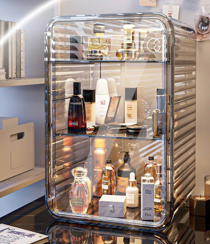 3 Layer Clear Makeup Storage Organizer