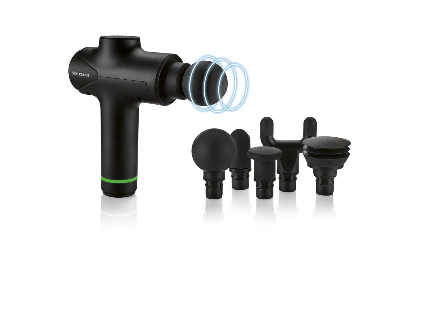 Switch On Massage gun with 5 different tips