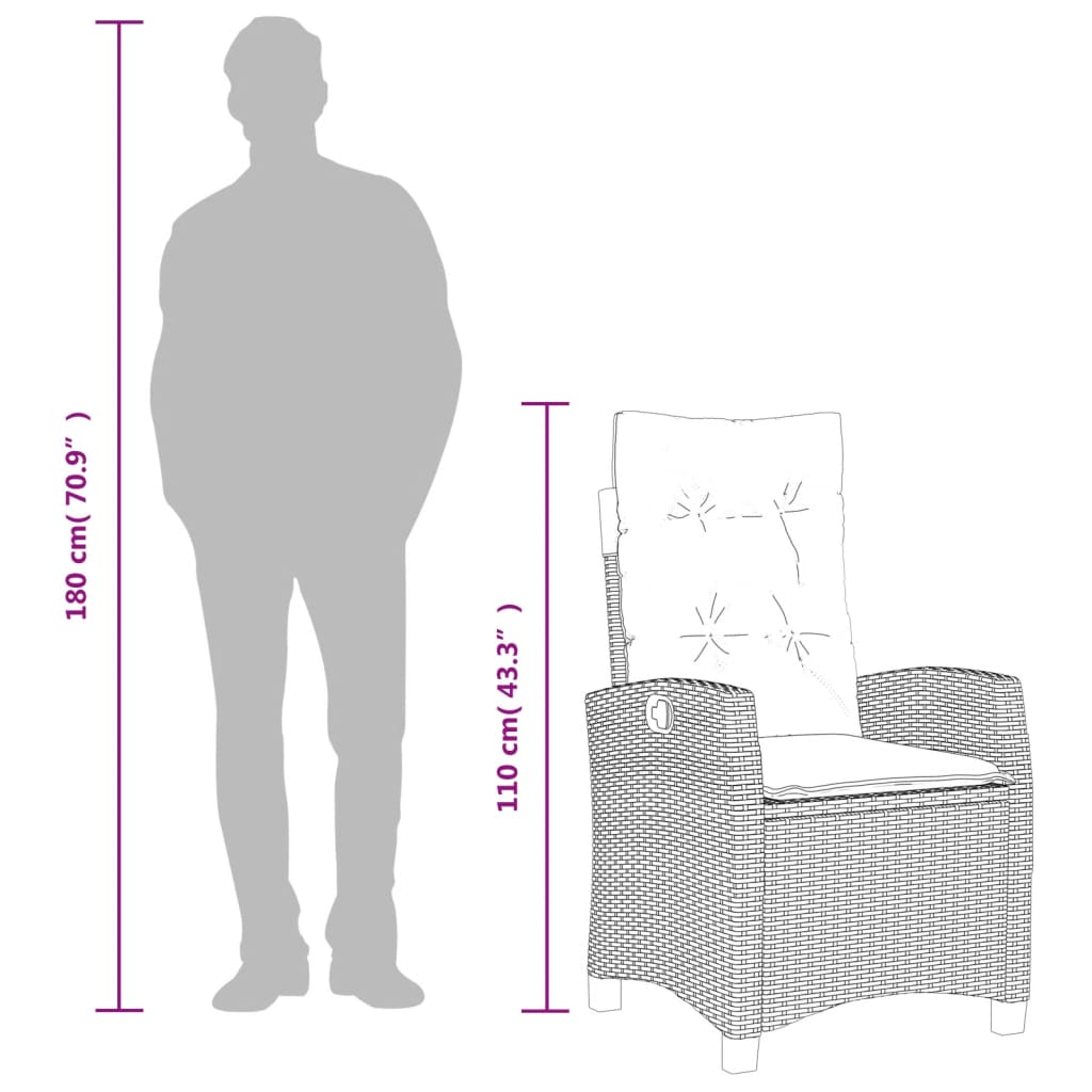 vidaXL Reclining Chair