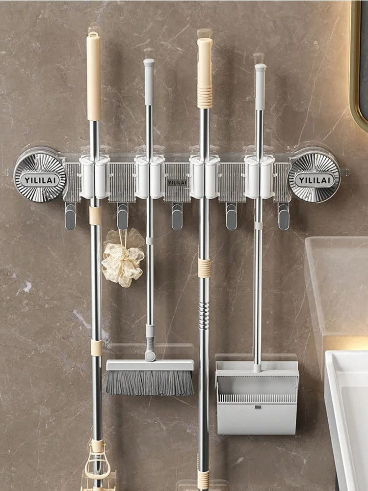 Wall Hanging Bathroom Broom Hanger