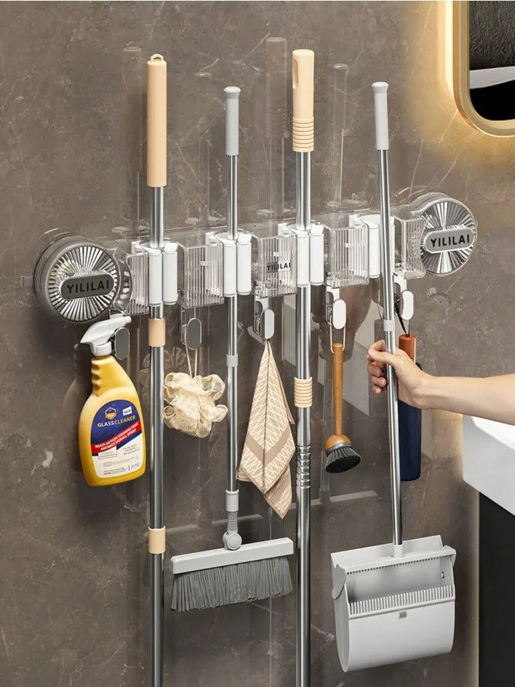 Wall Hanging Bathroom Broom Hanger